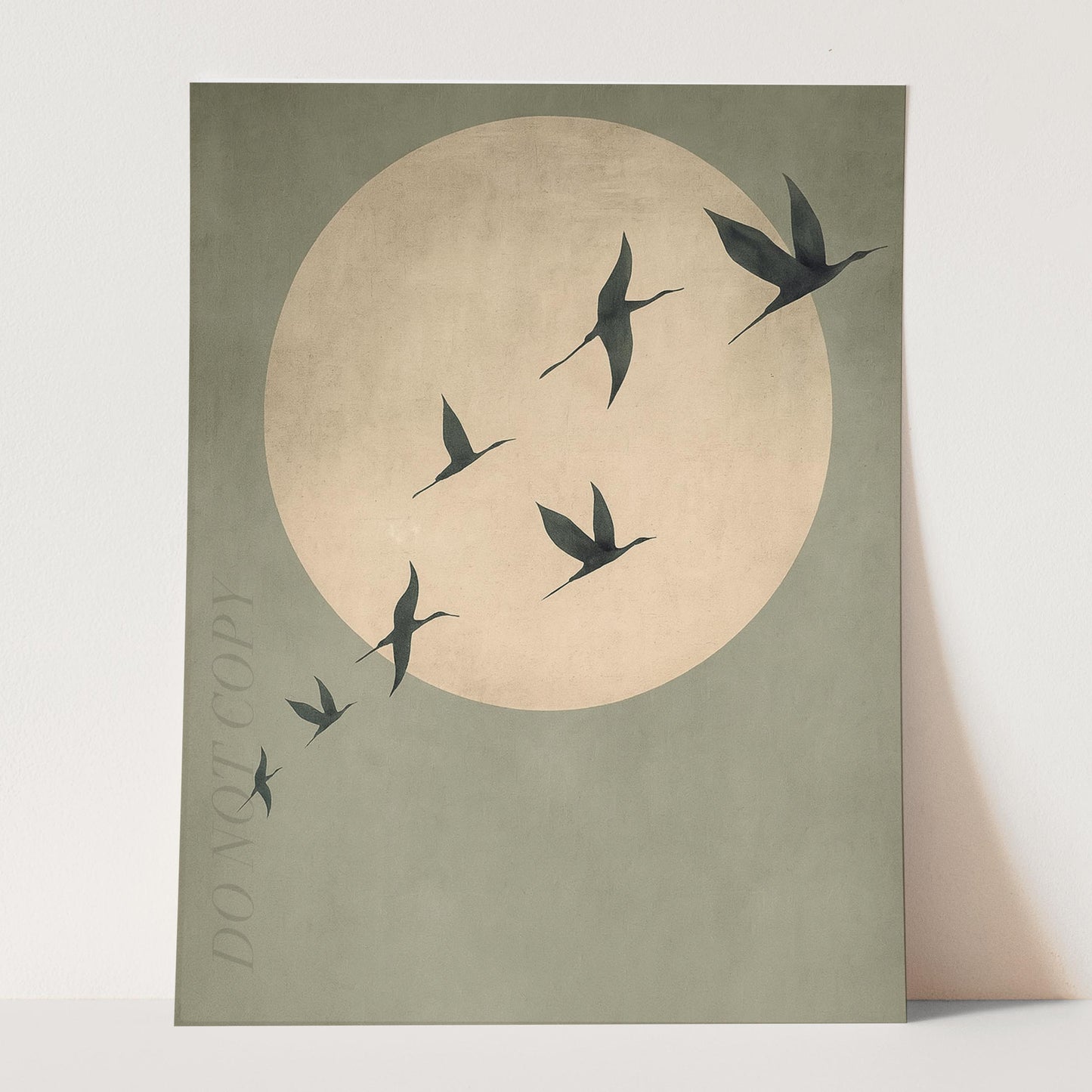 Birds Over Japandi Sun