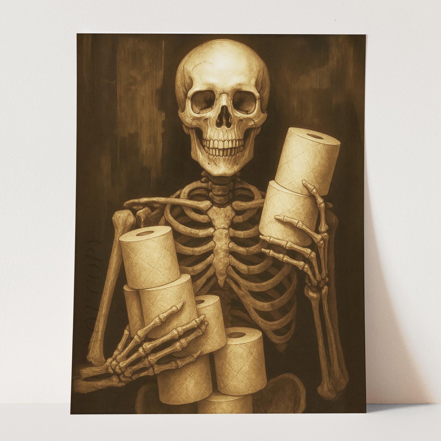Skeleton Toilet Paper