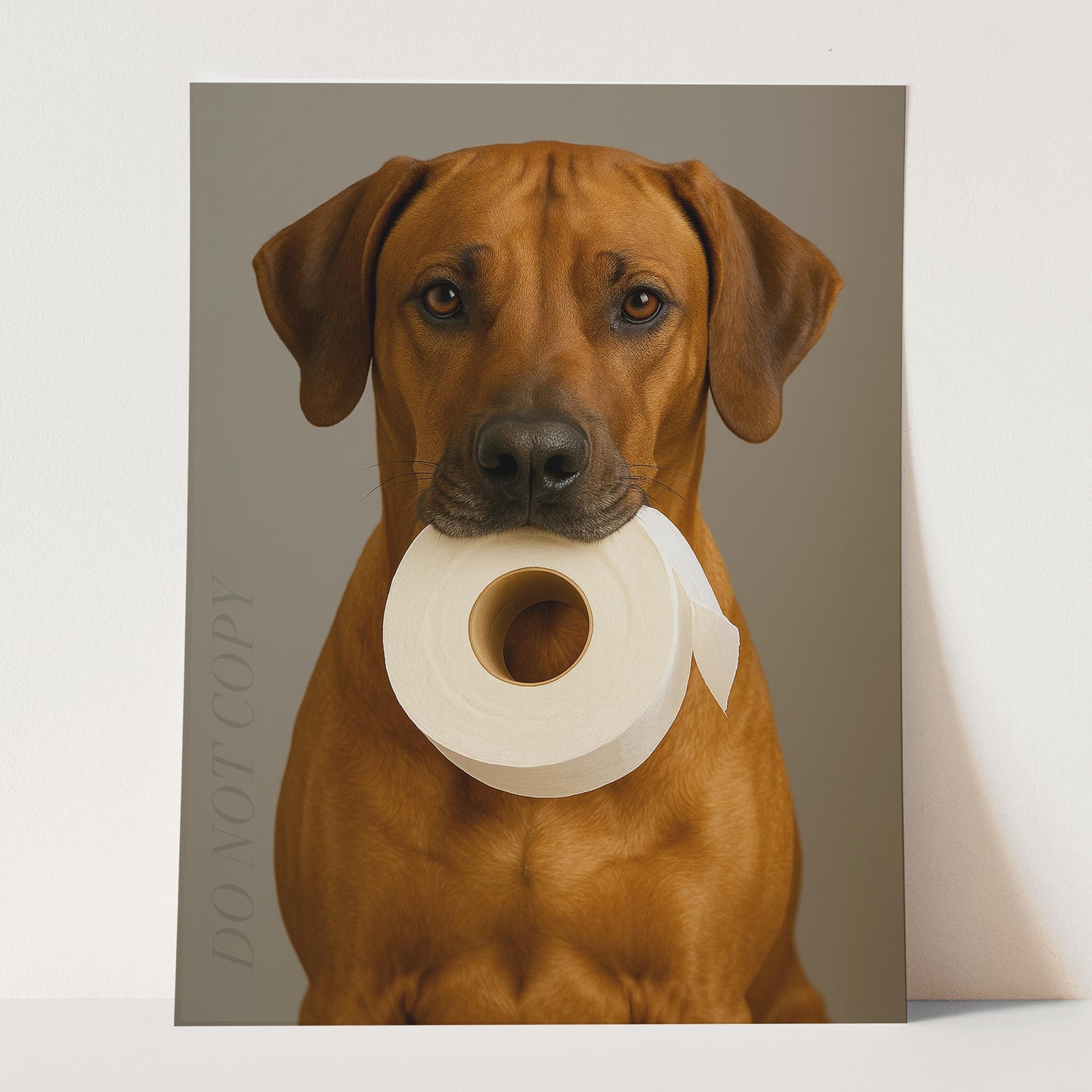 Rhodesian Ridgeback Dog Toilet Paper