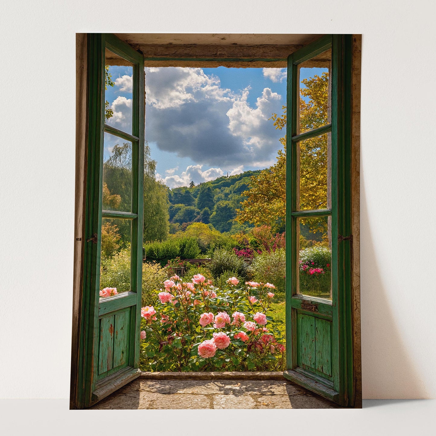 Open Window To The Garden