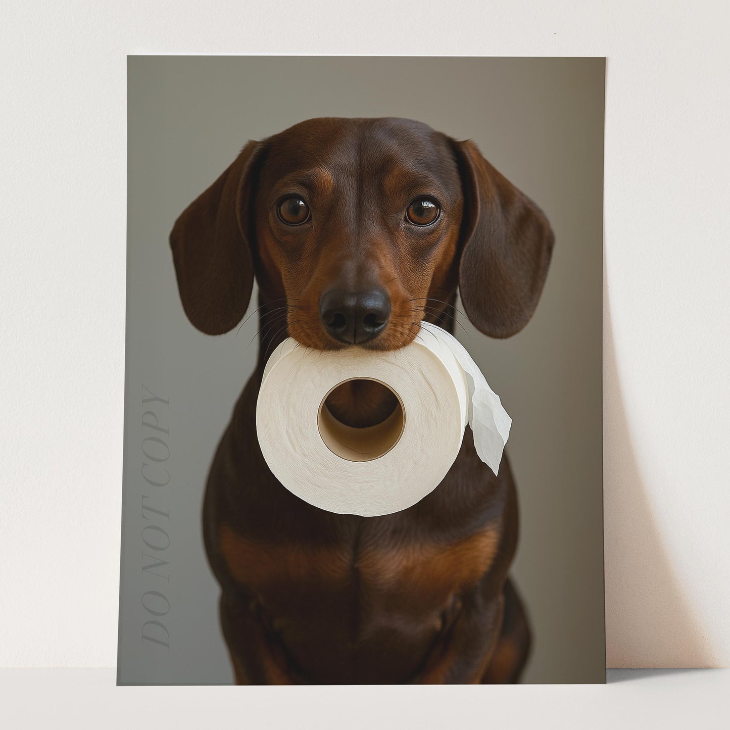 Dachshund Dog Toilet Paper