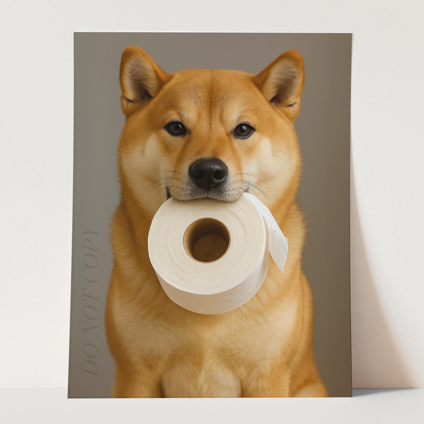 Shiba Inu Dog Toilet Paper