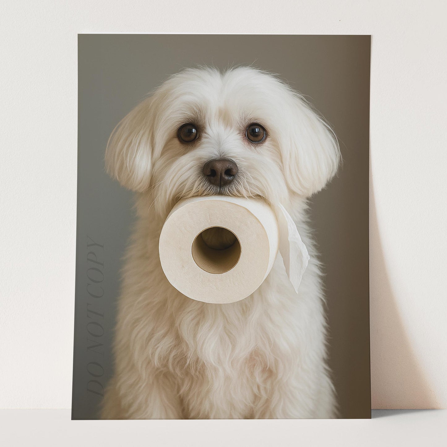 Maltese Dog Toilet Paper