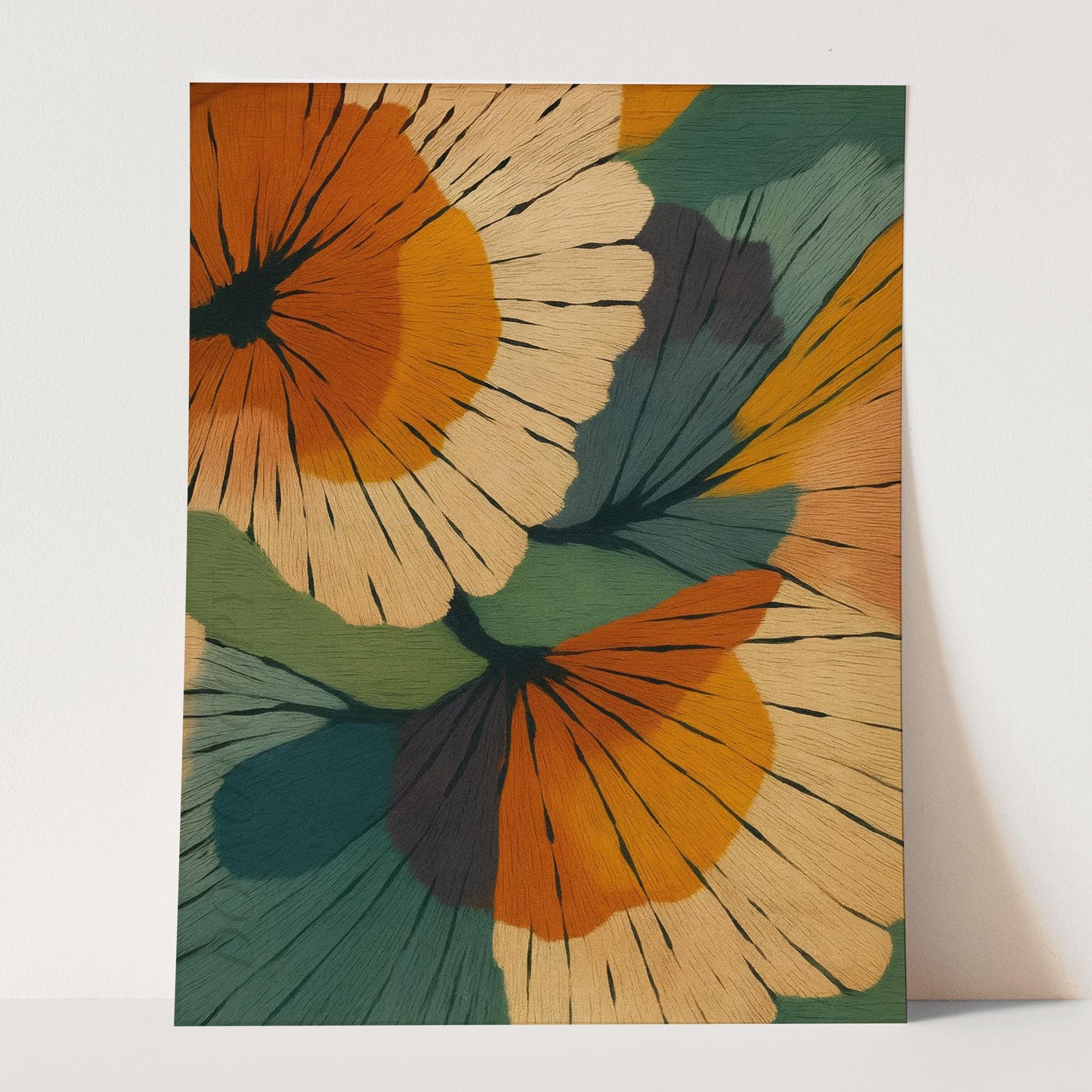 Abstract Botanicals Modern Flower