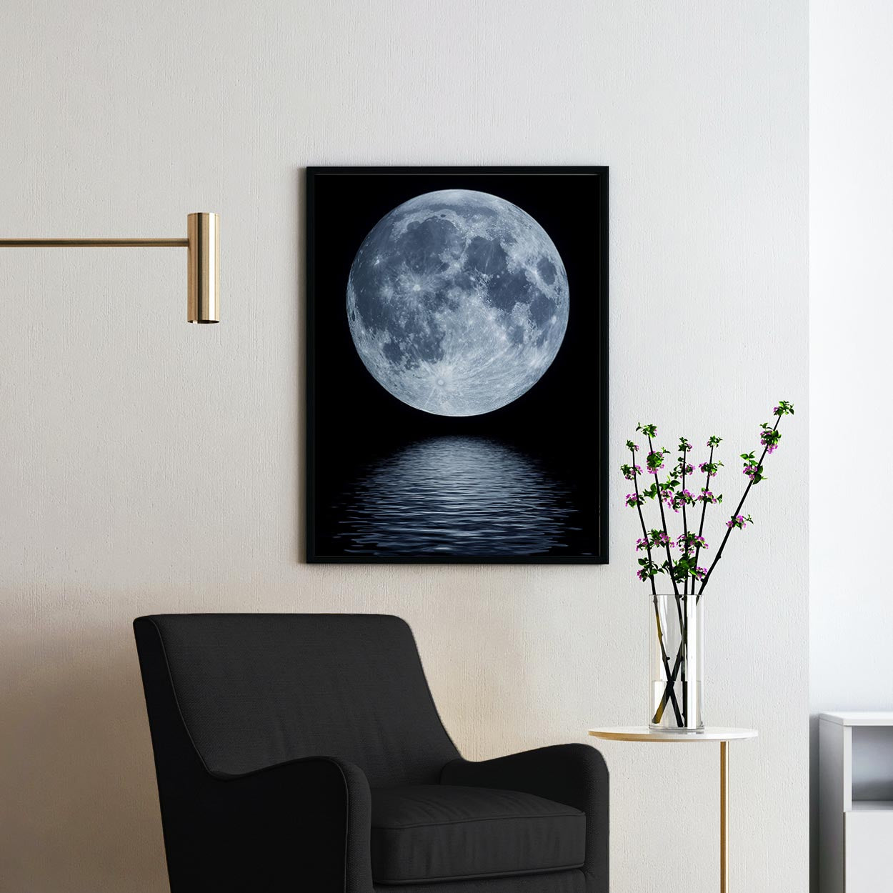 Full Moon Over the Water
