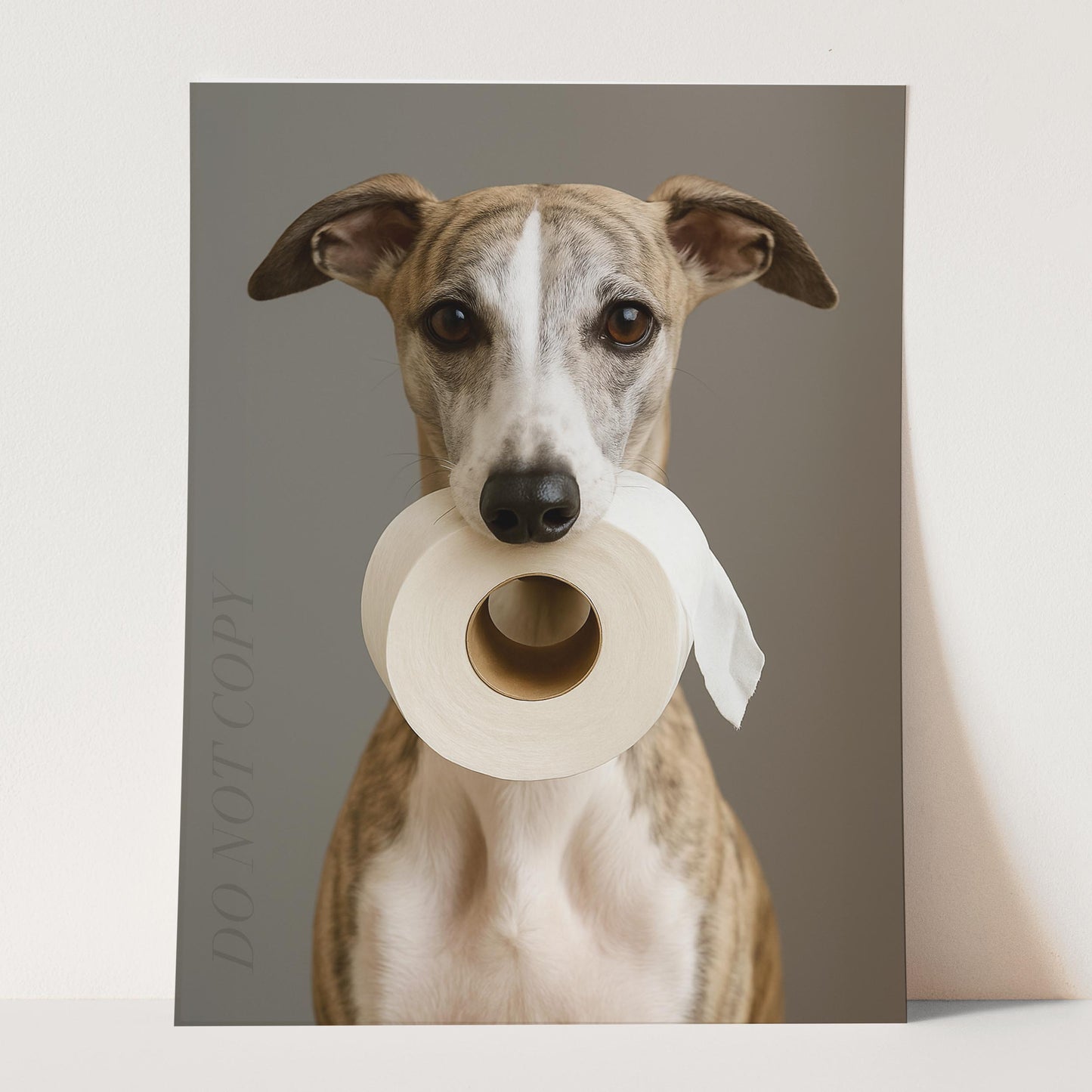 Whippet Dog Toilet Paper