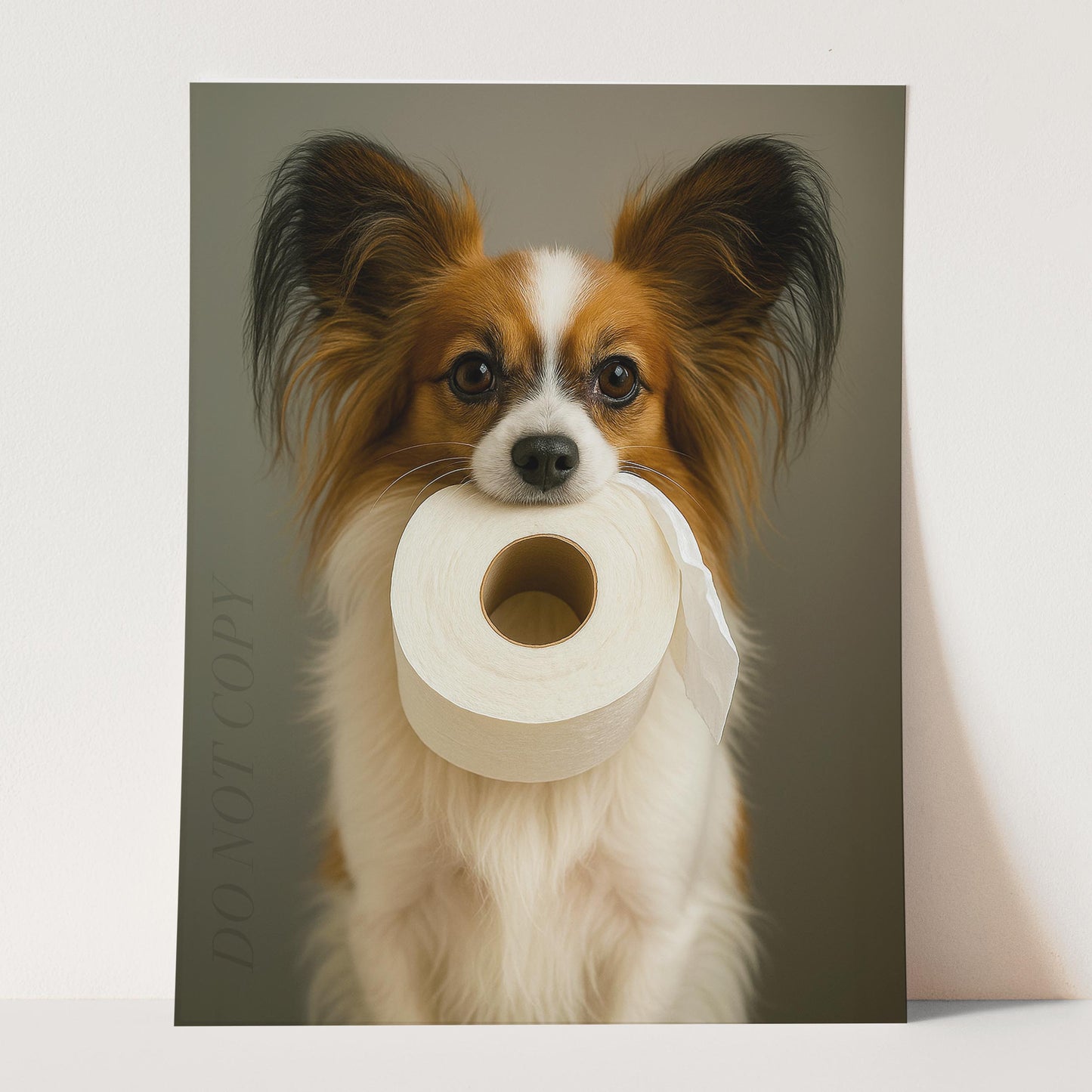 Papillon Dog Toilet Paper