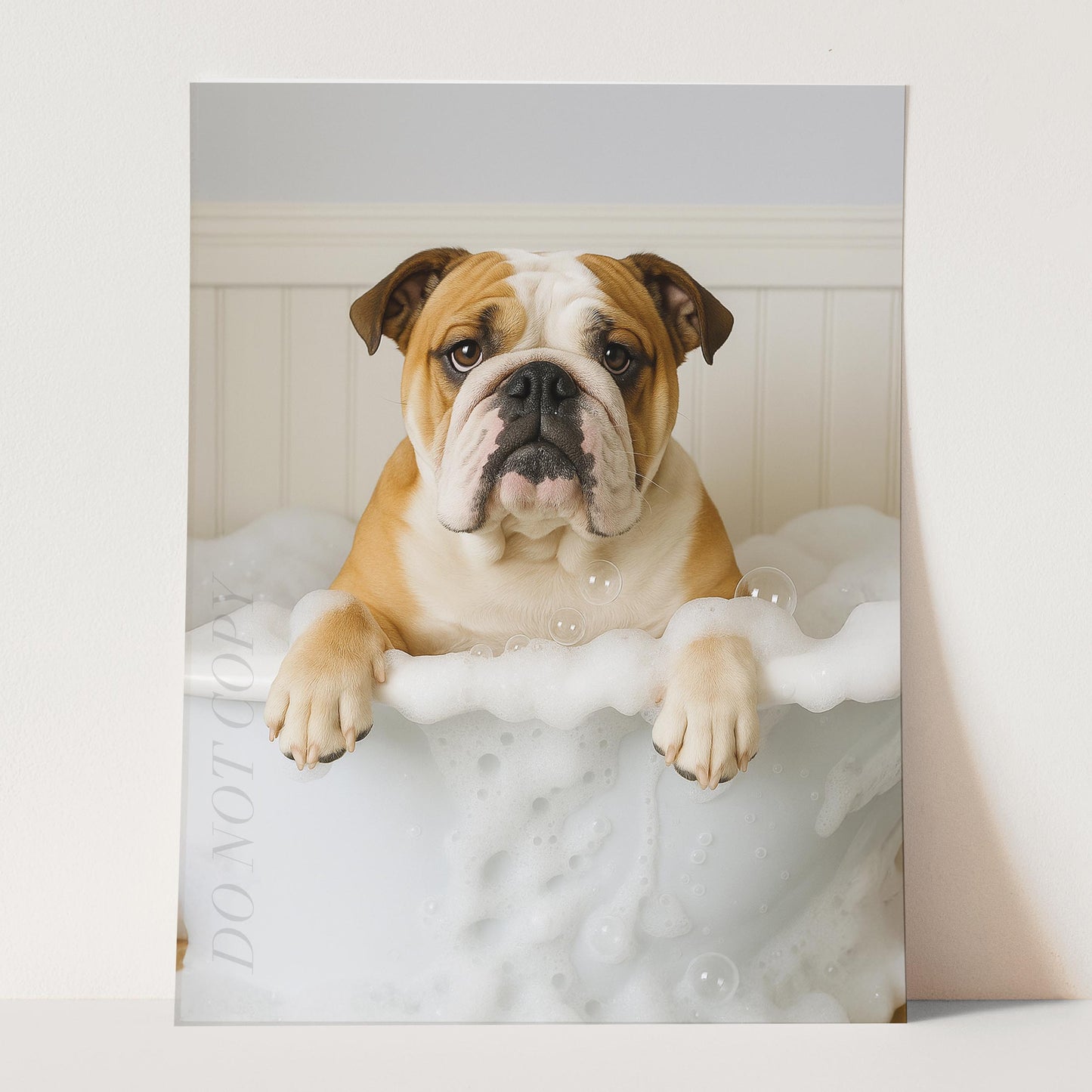 Bulldog Bathtub Bubble Bath