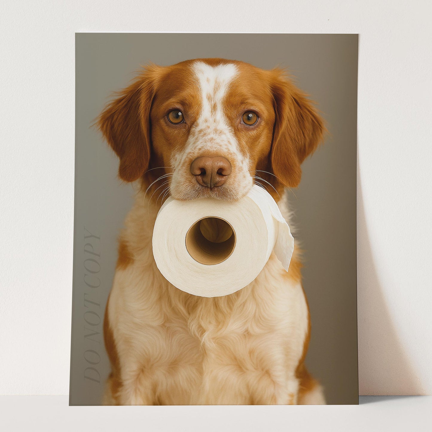 Brittany Dog Toilet Paper