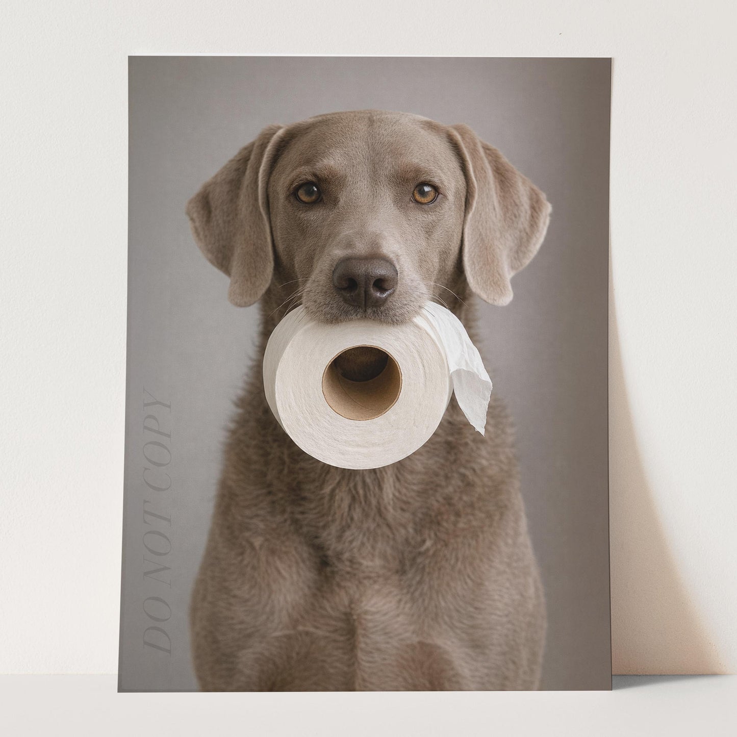 Weimaraner Dog Toilet Paper