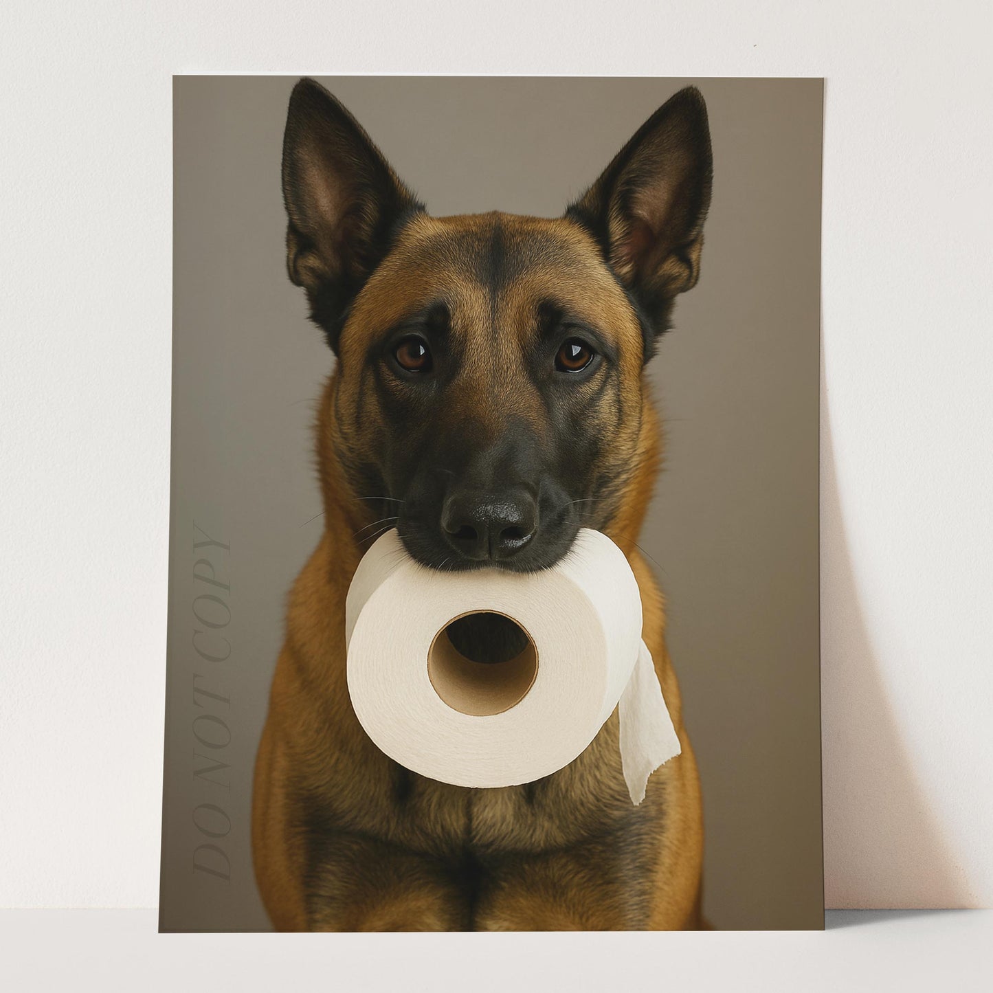 Belgian Malinois Dog Toilet Paper