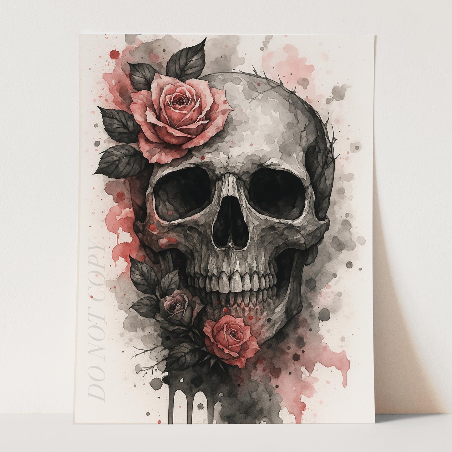 Skull Of Roses