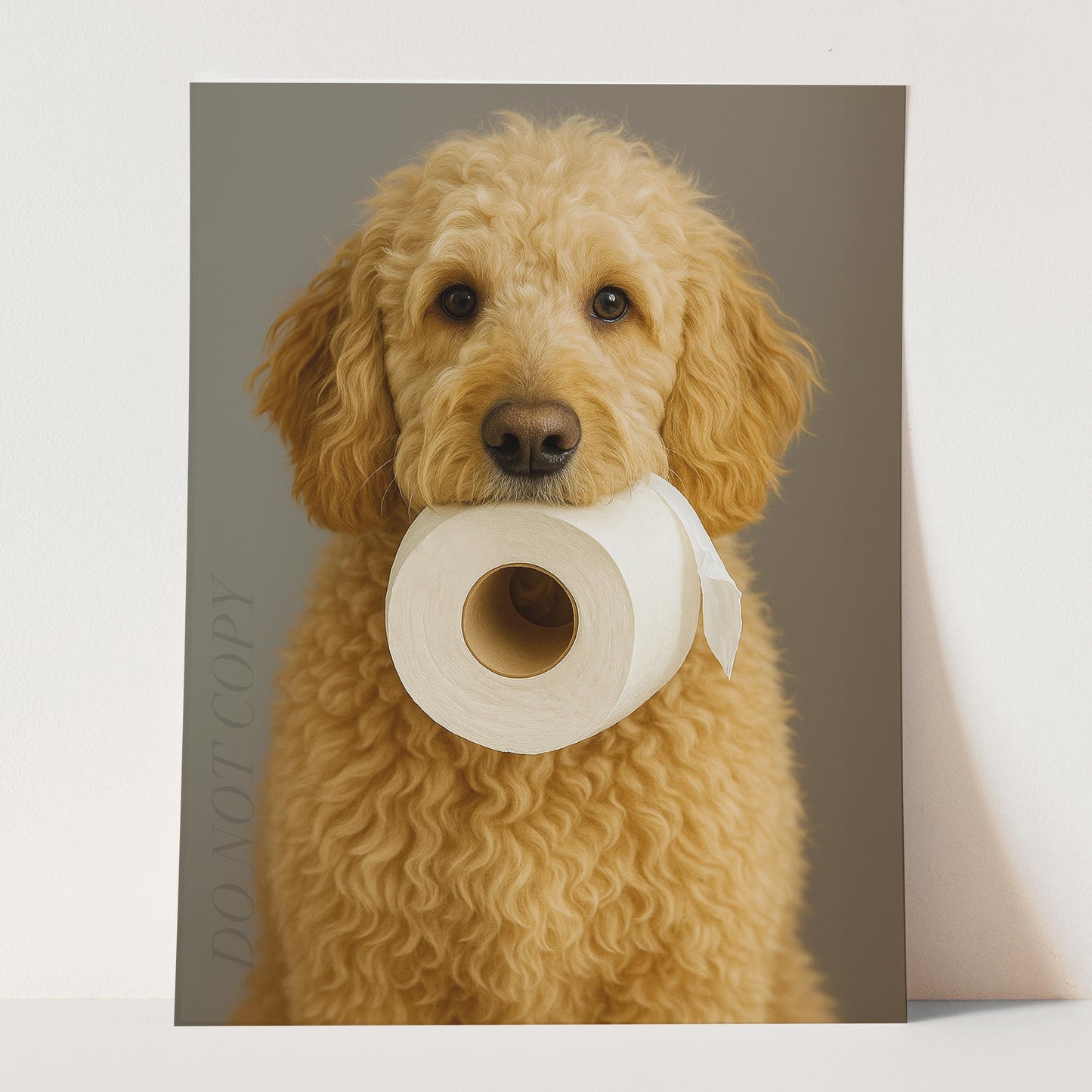 Golden Doodle Dog Toilet Paper