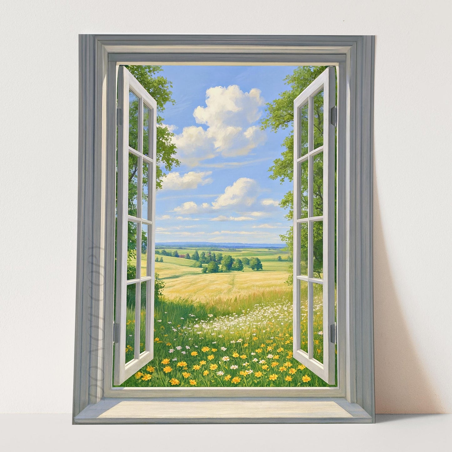 Open Window To The Countryside