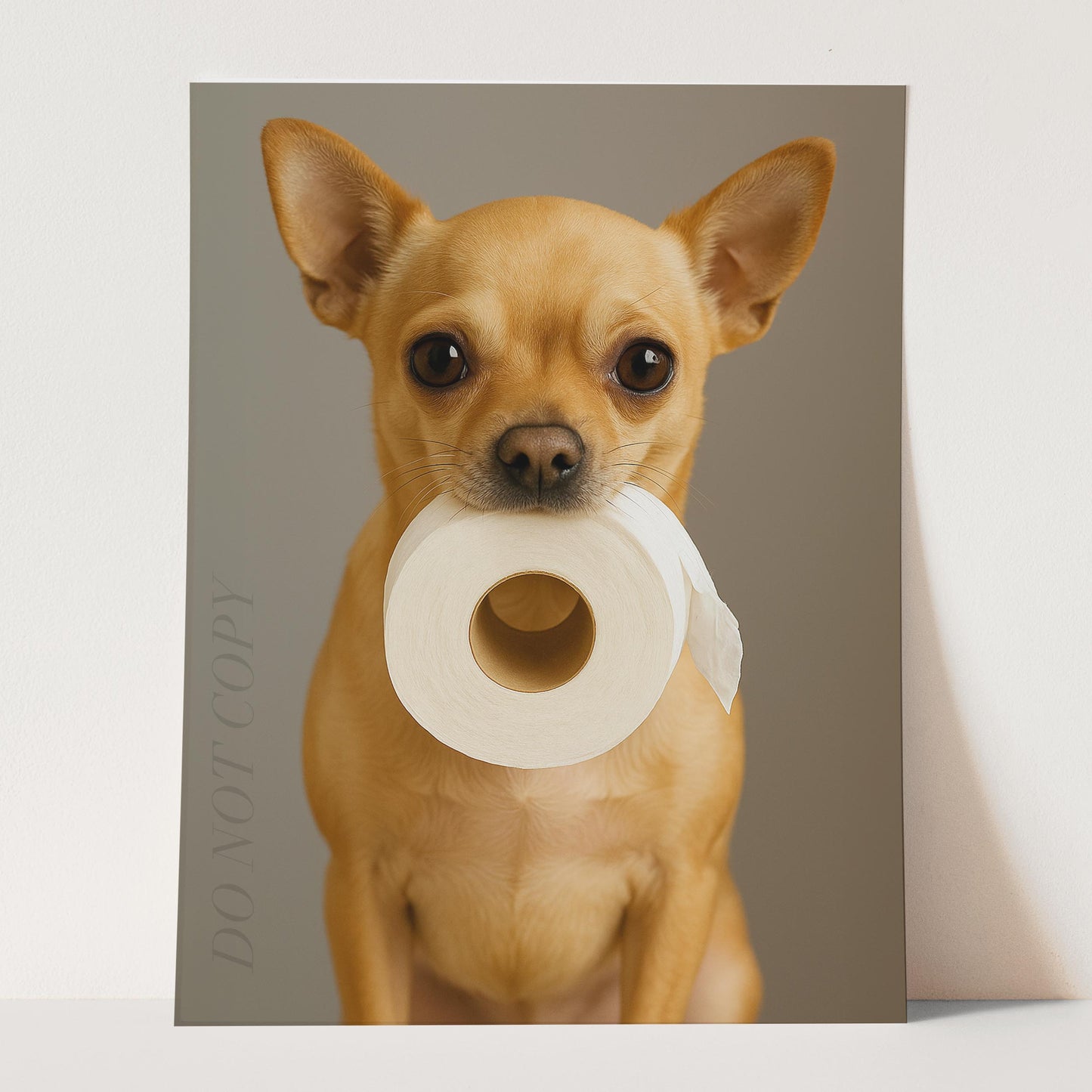 Chihuahua Dog Toilet Paper
