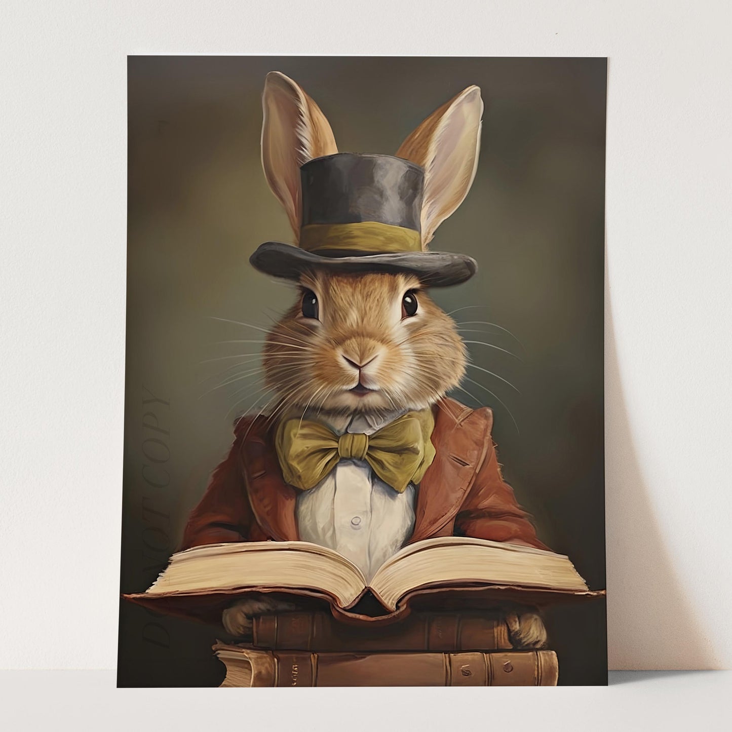 Bunny Rabbit Reading Books