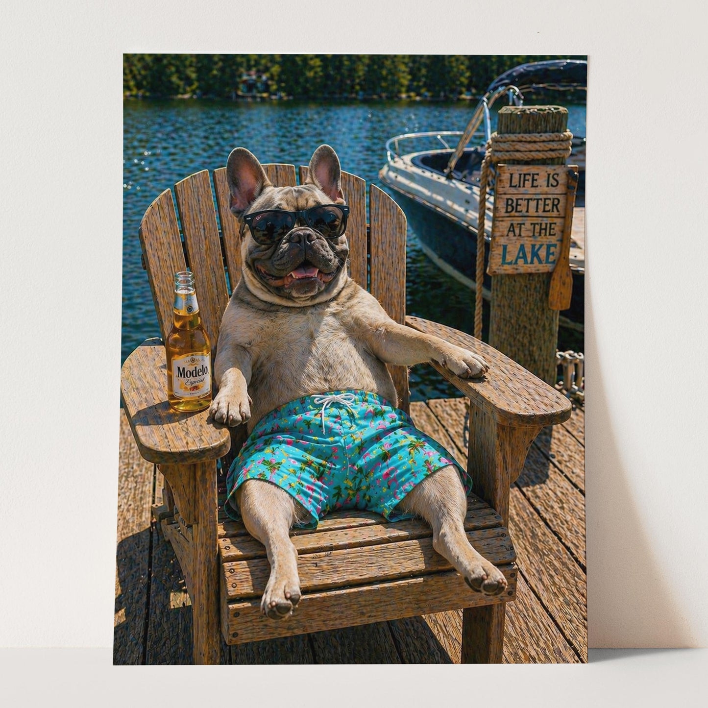 French Bulldog - Life At The Lake