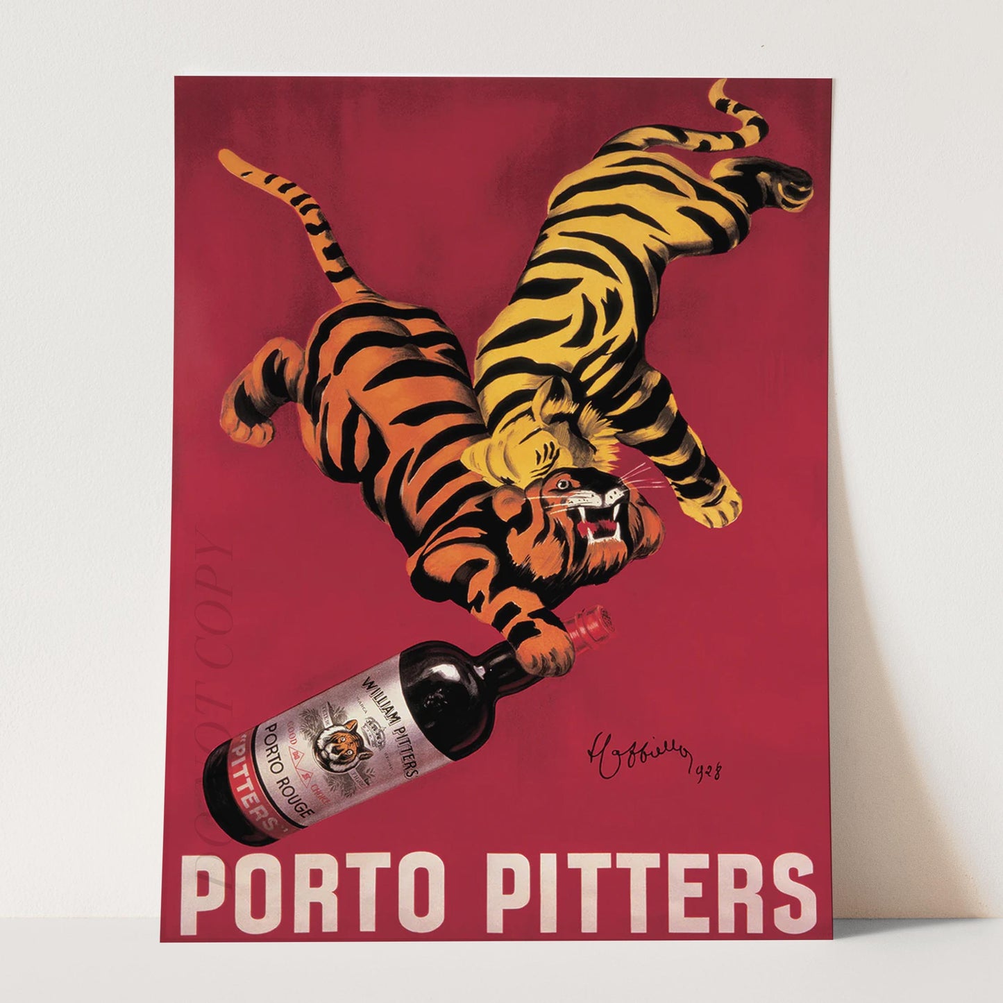 Porto Pitters Tigers - Vintage Advertising Poster