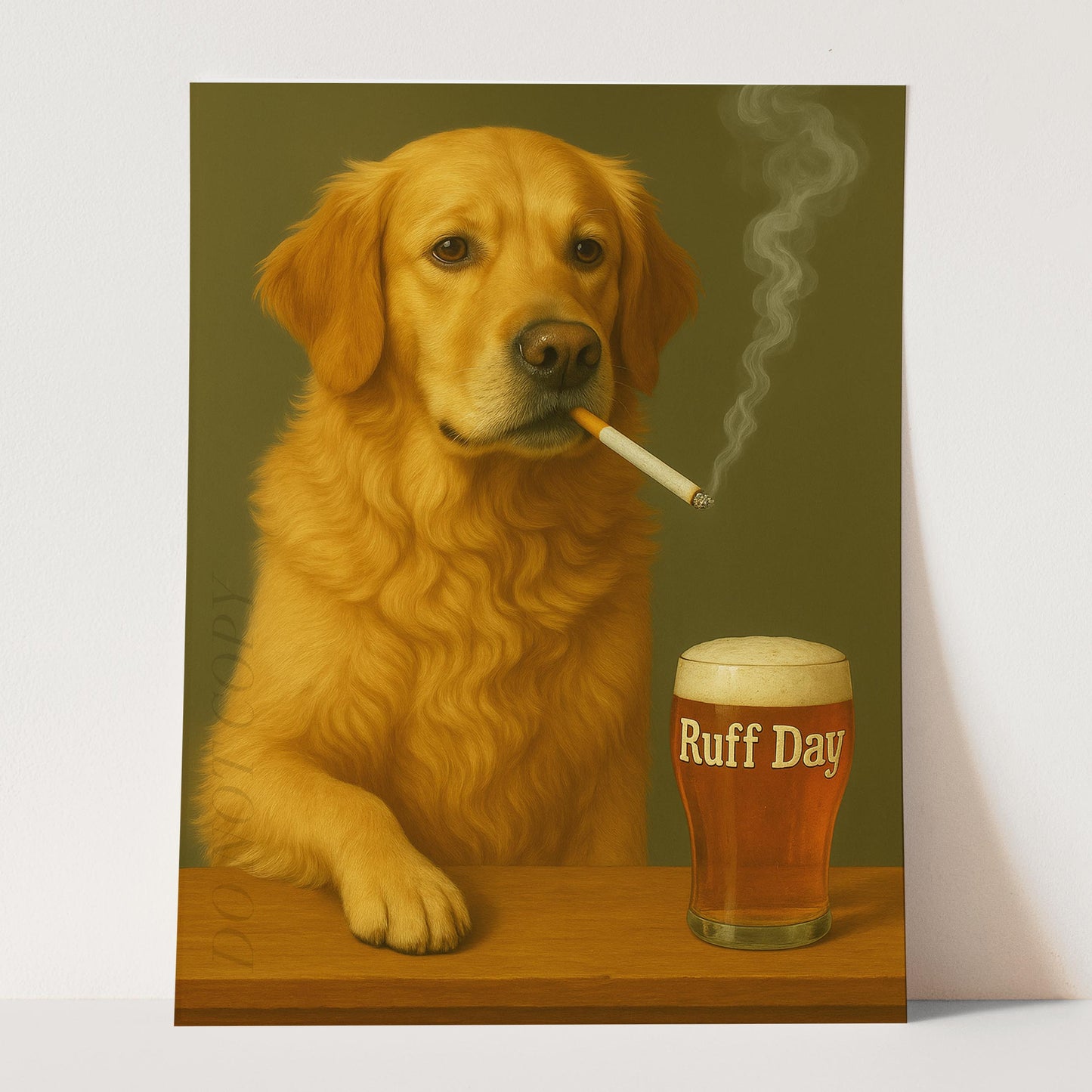 Golden Retriever - Ruff Day