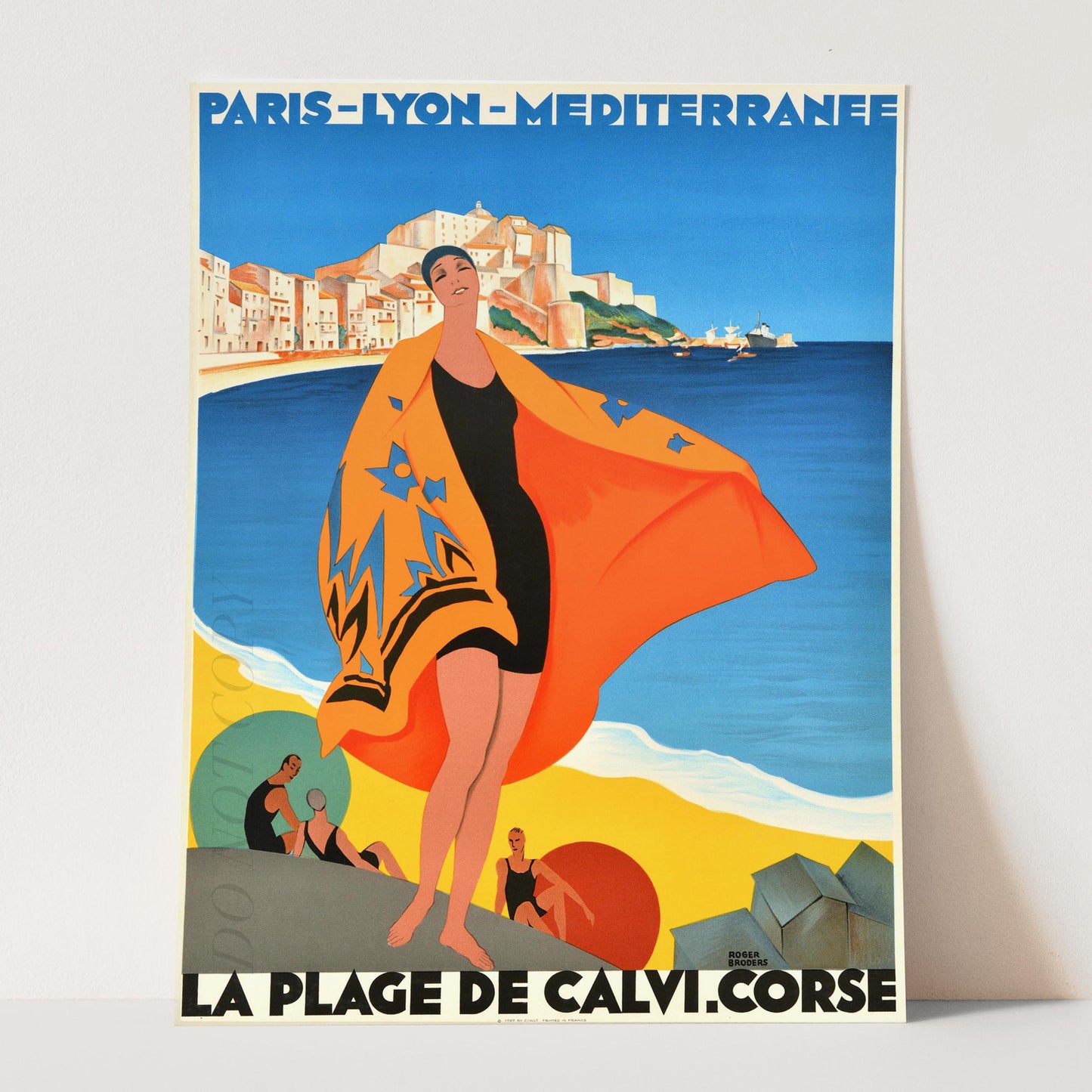 Calvi Beach, Corsica 1928