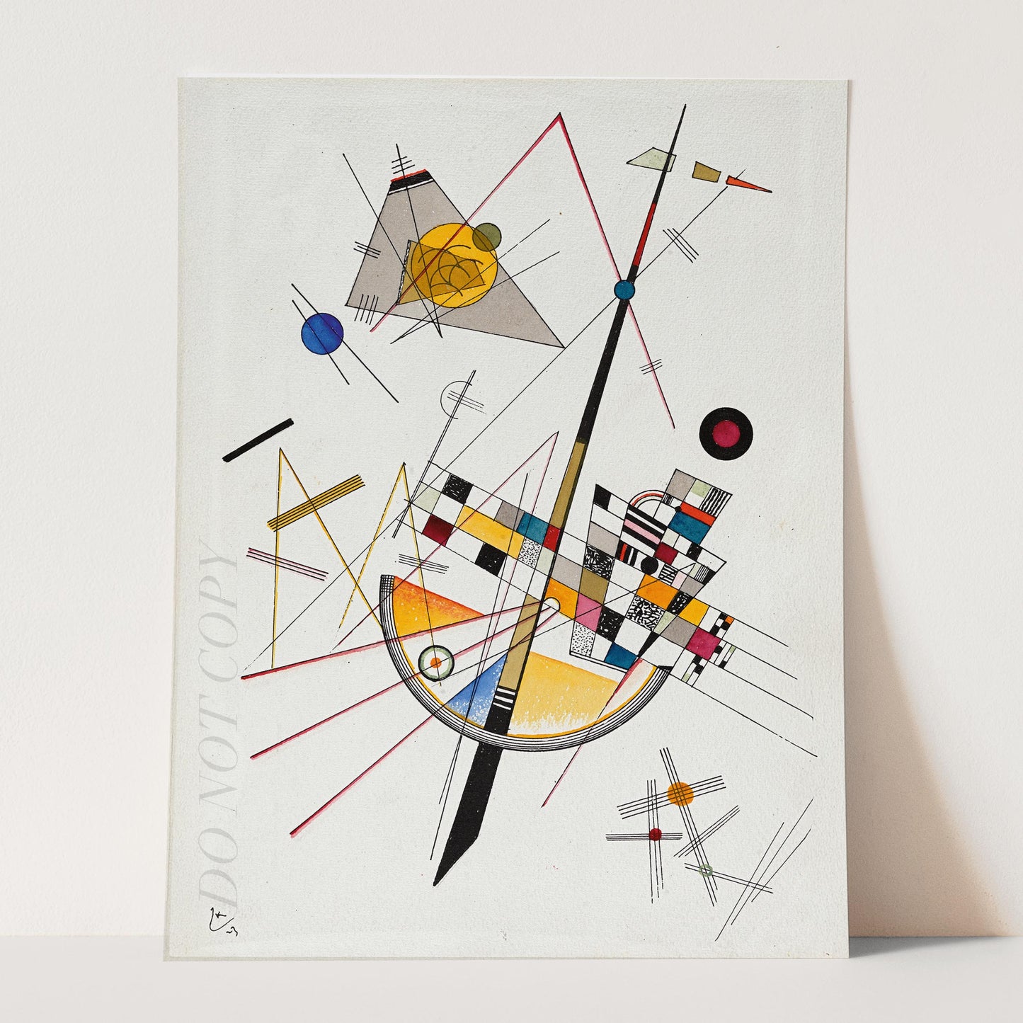 Delicate Tension No. 85 (1923) by Kandinsky