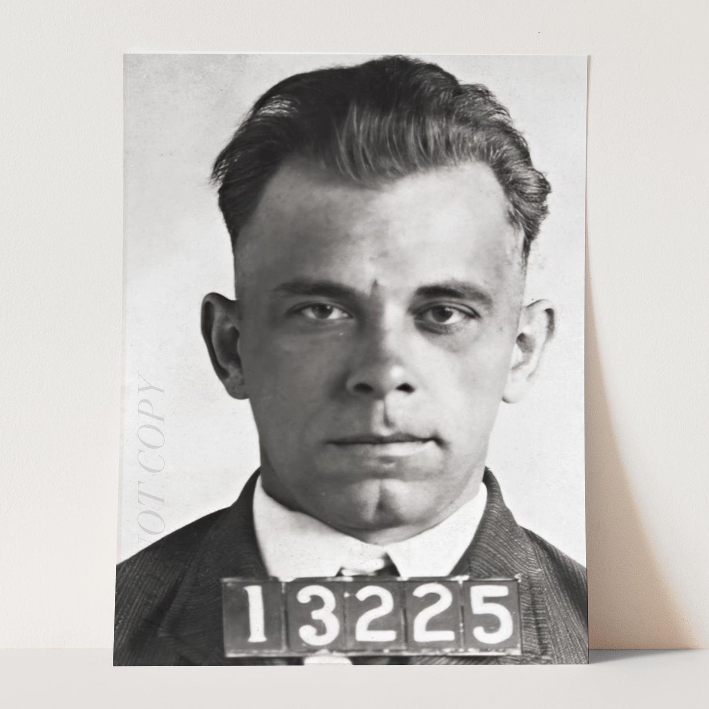 John Dillinger Prison Mug Shot
