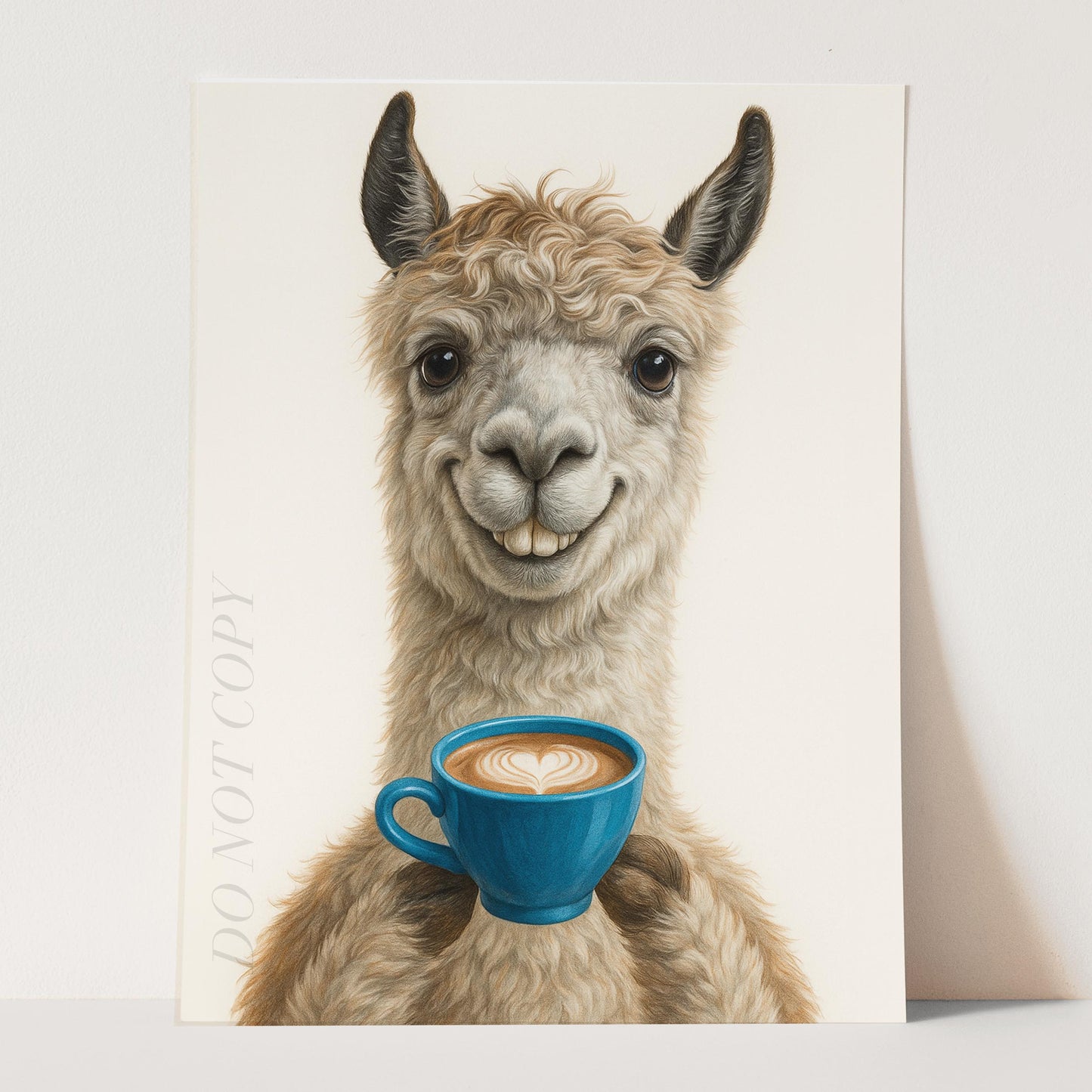 Llama With Latte Of Love