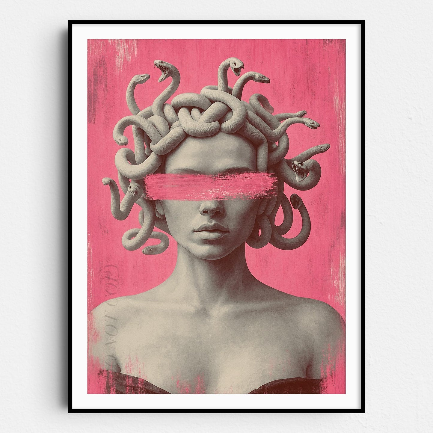 Medusa Pink Brushstroke