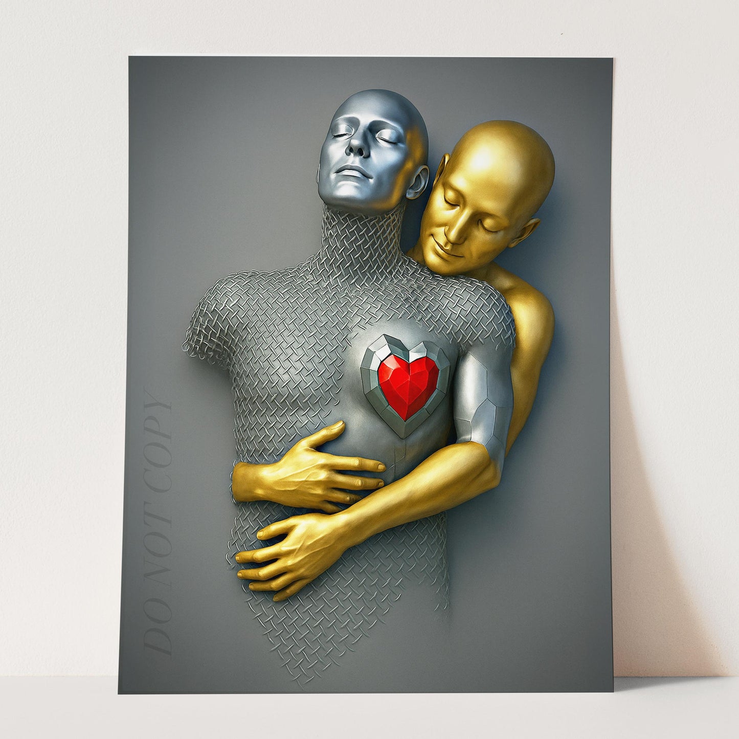 Metal Abstract Love