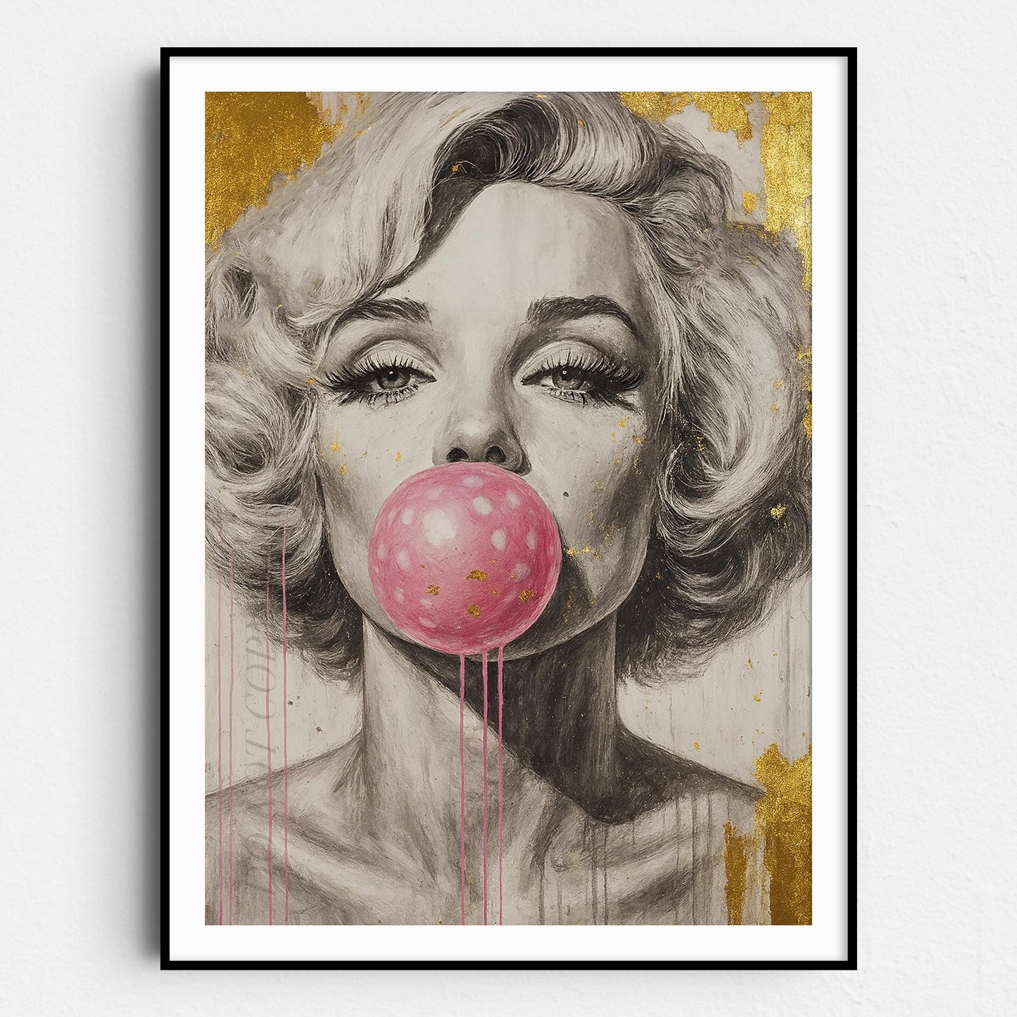 Marilyn Monroe Pink Bubble Gum