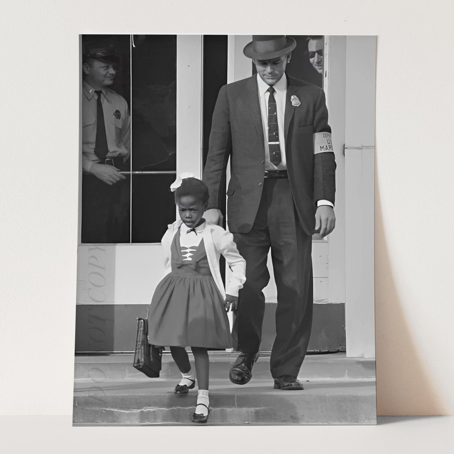 Ruby Bridges Walks To School - Civil Rights 1960s