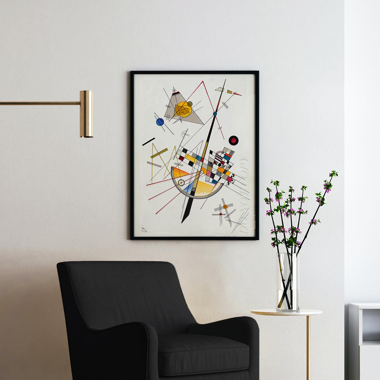 Delicate Tension No. 85 (1923) by Kandinsky