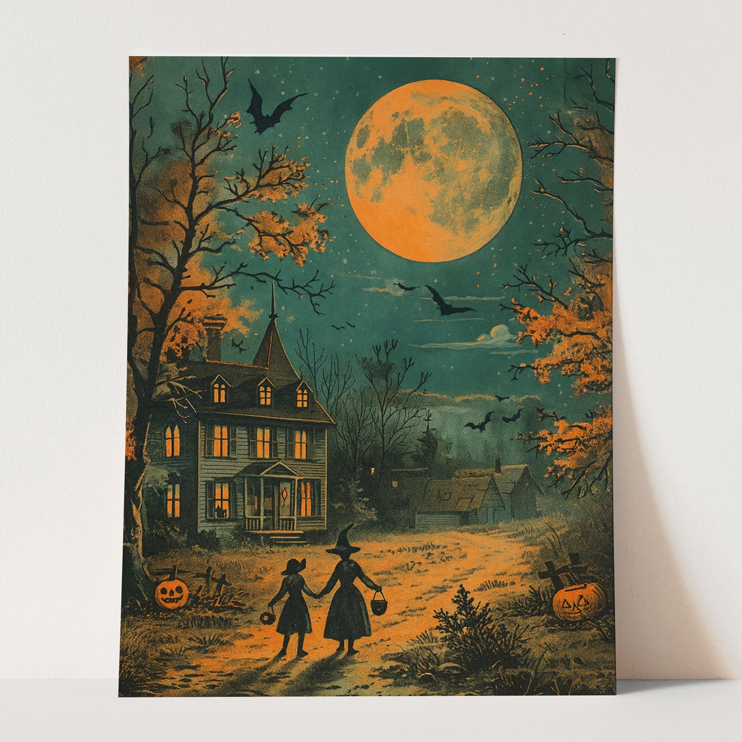 Trick or Treat at Haunted House