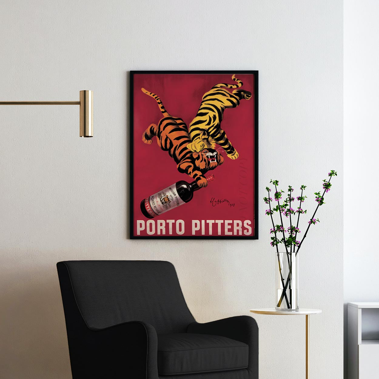 Porto Pitters Tigers - Vintage Advertising Poster