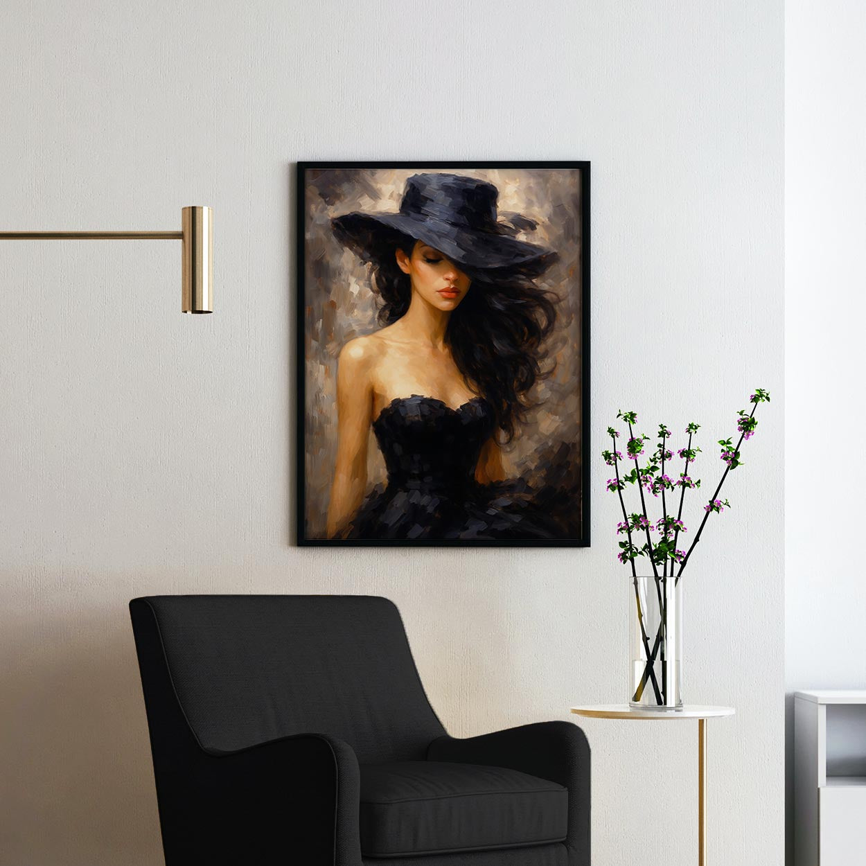 The Woman In The Black Dress