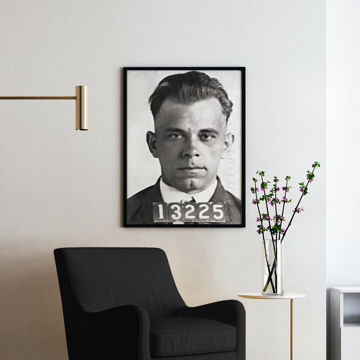John Dillinger Prison Mug Shot