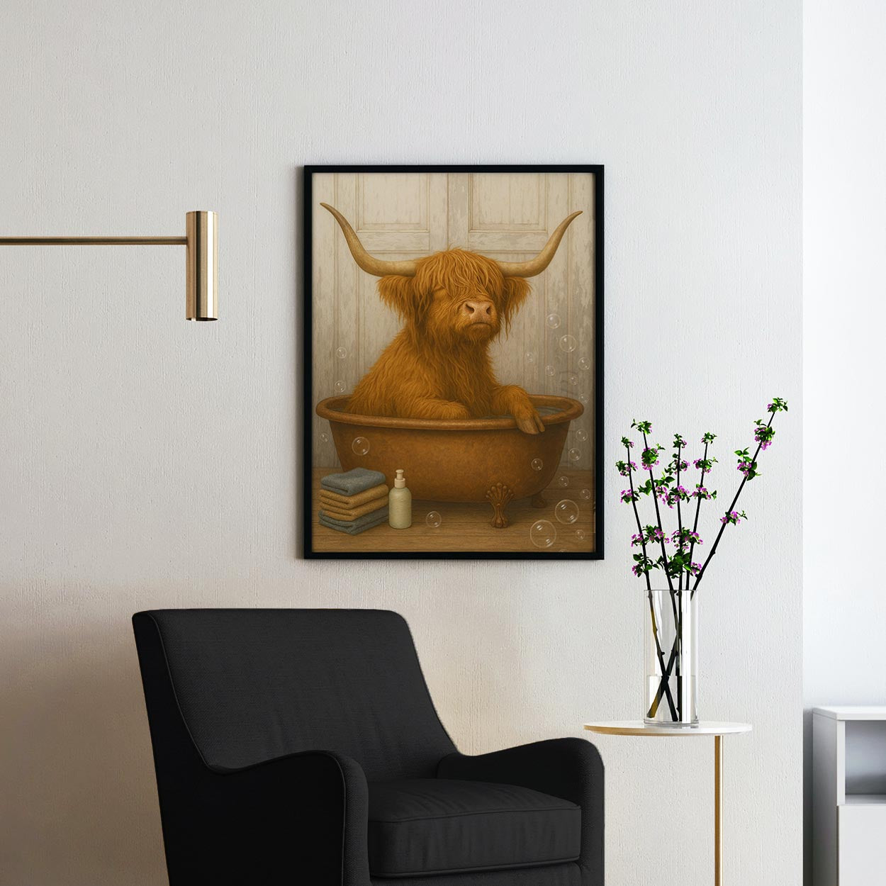 Highland Cow Bathtub Bubble Bath