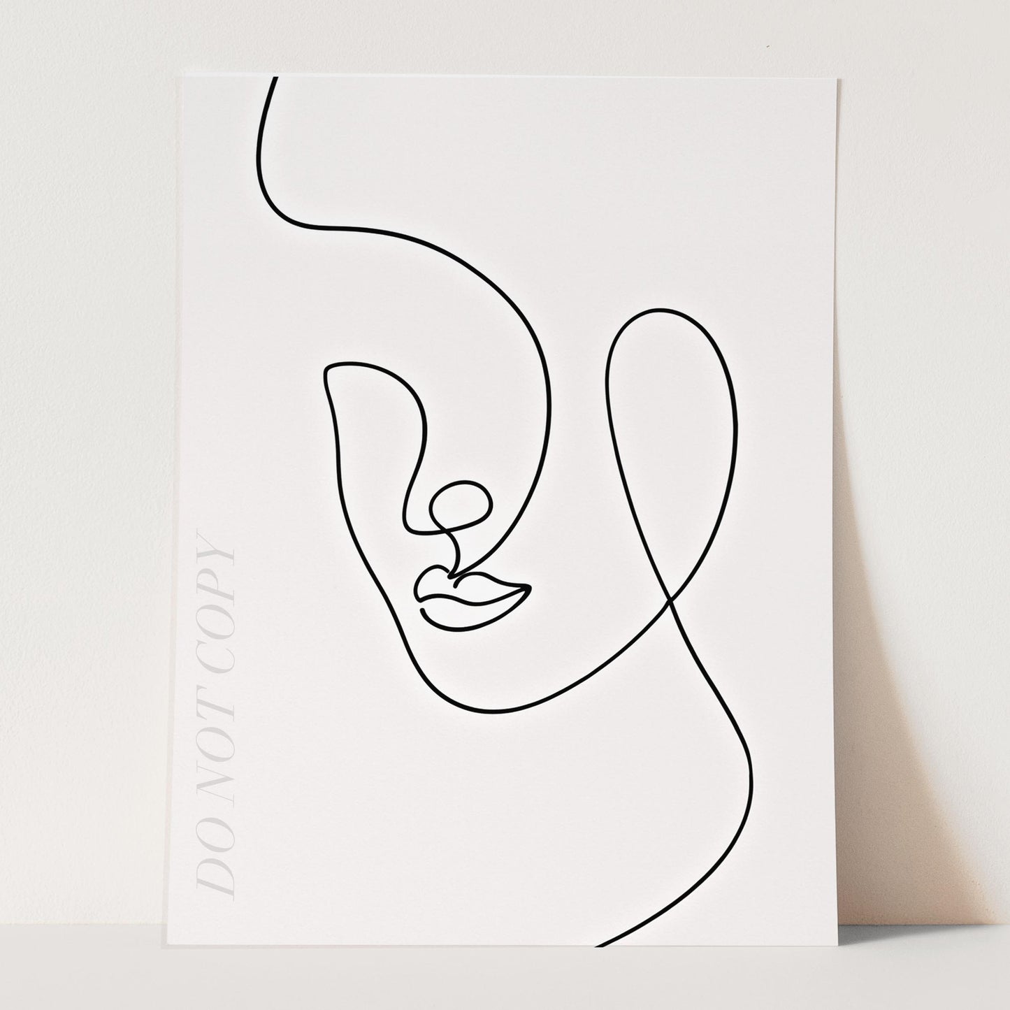 Face Of A Woman Line Art
