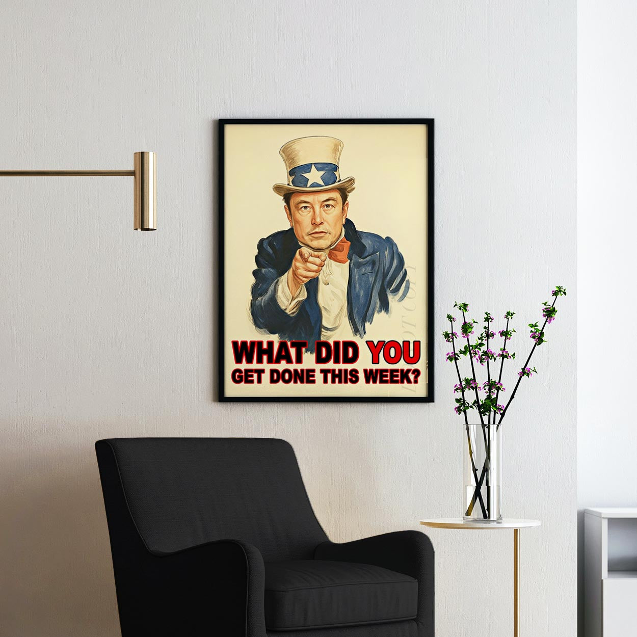 Elon Musk Uncle Sam - What Did You Get Done This Week?