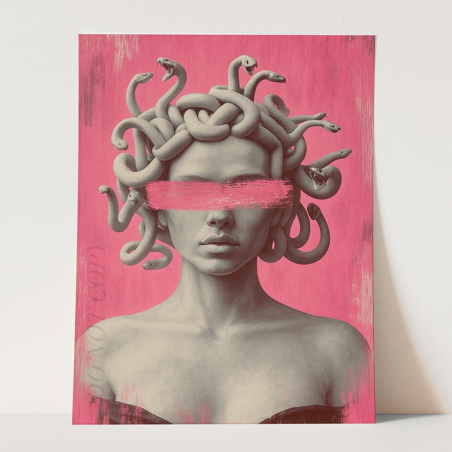 Medusa Pink Brushstroke