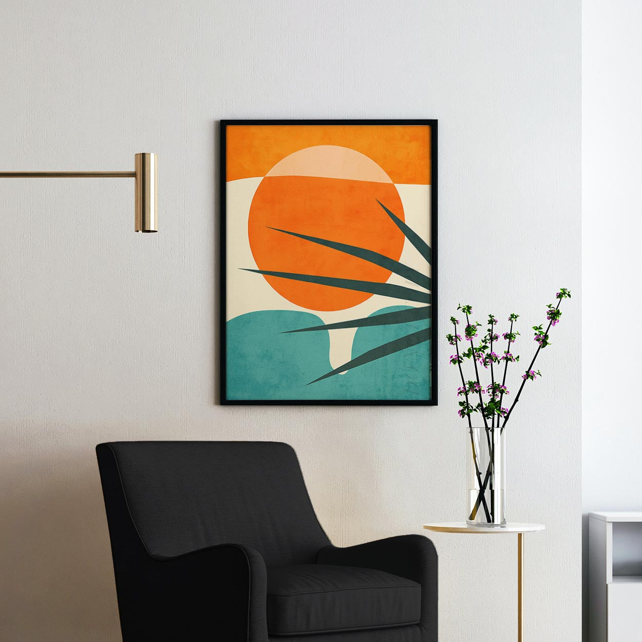 Rising Sun Mid Century