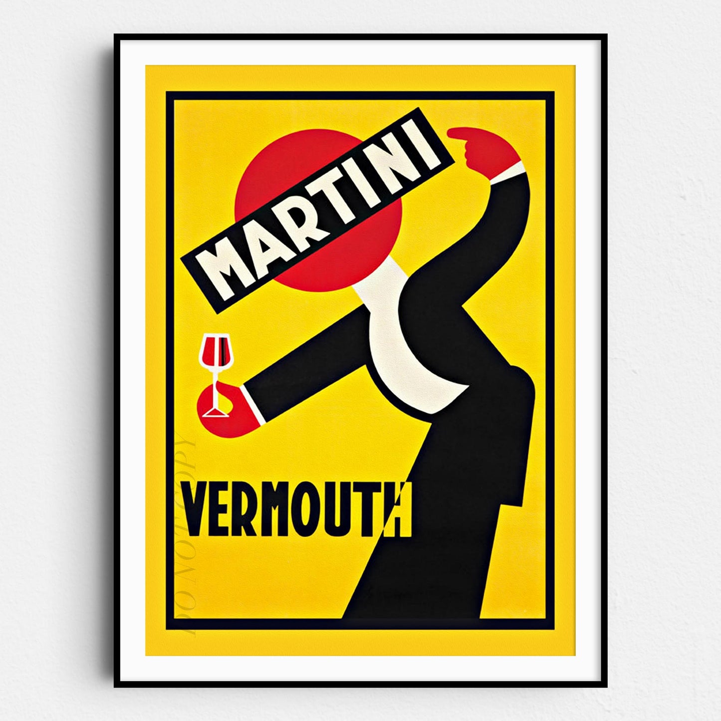 Martini Vermouth - Vintage Advertising Poster
