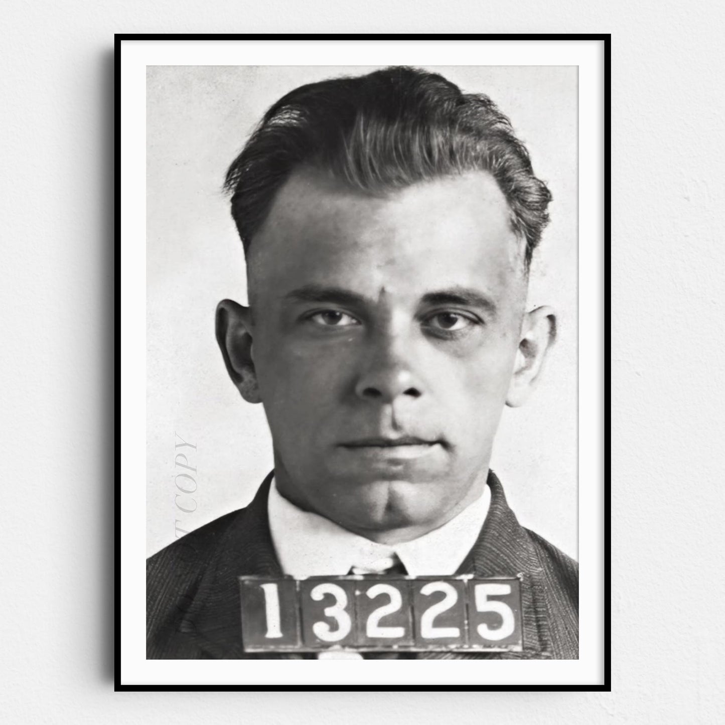 John Dillinger Prison Mug Shot