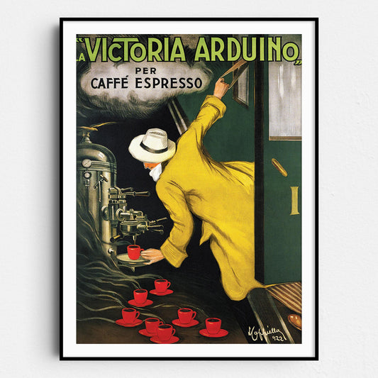 La Victoria Arduino Per Caffe Espresso - Vintage Advertising Poster