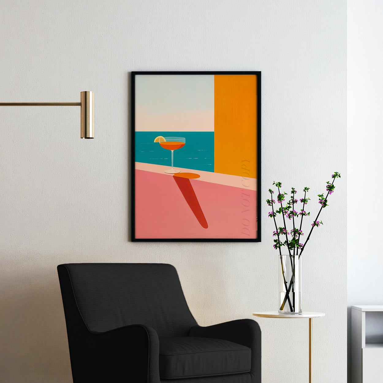 Beach Cocktail Mid Century