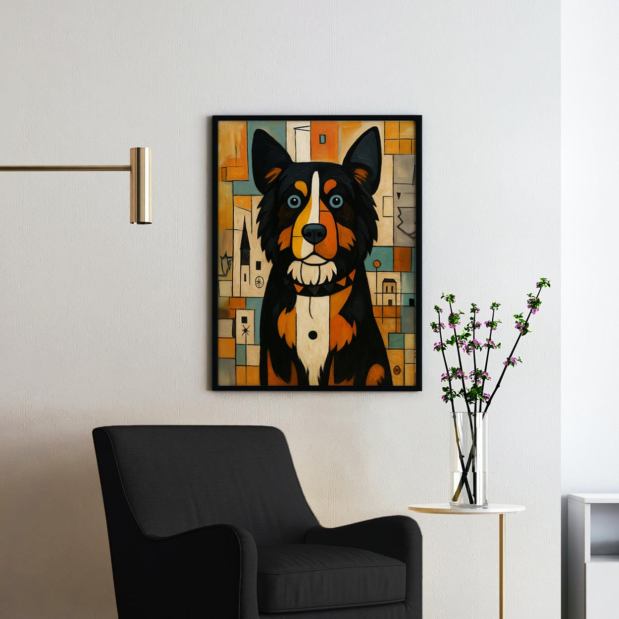The Bernese Mountain Picasso Dog