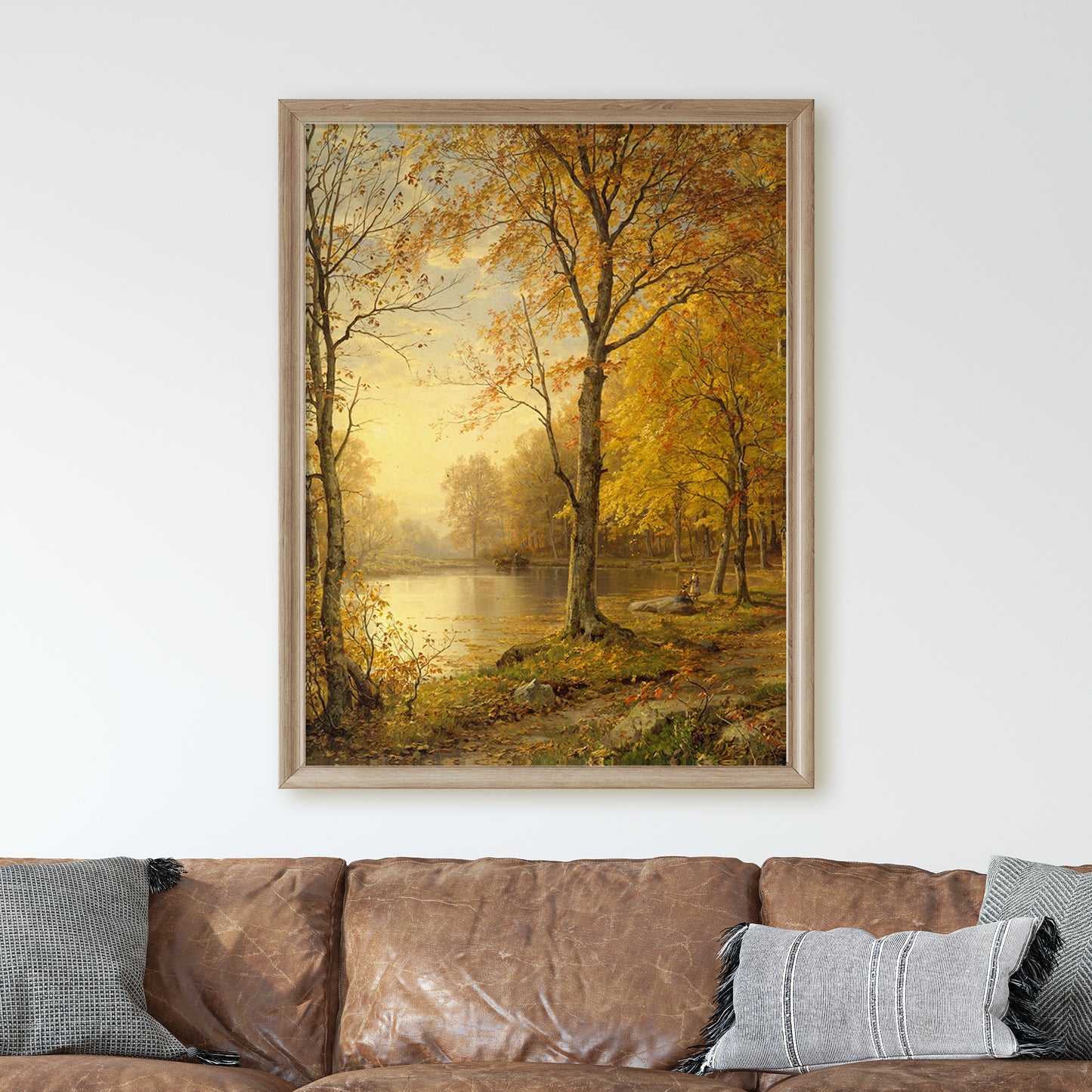 Golden Trees By The River