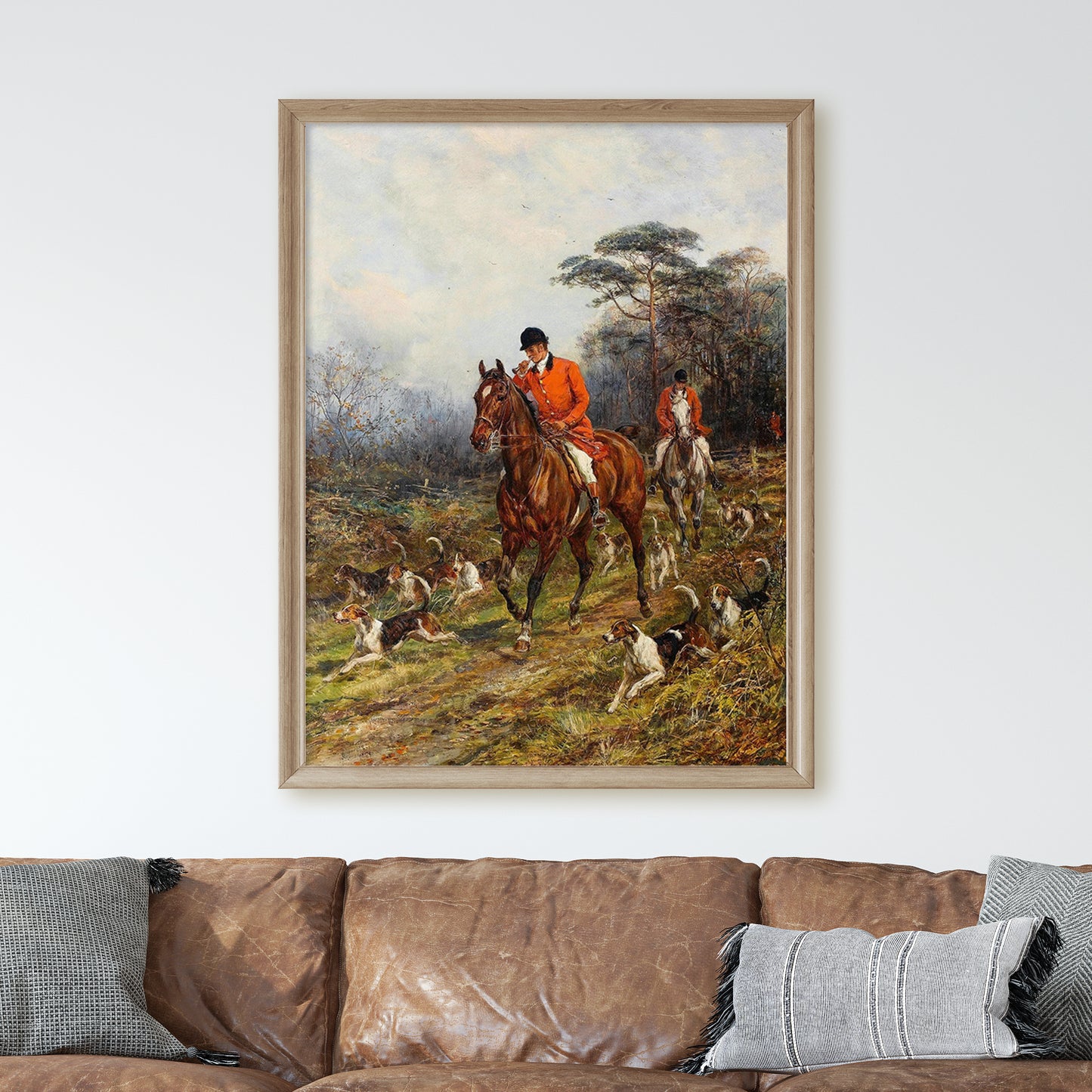 Horses and Hounds by Heywood Hardy
