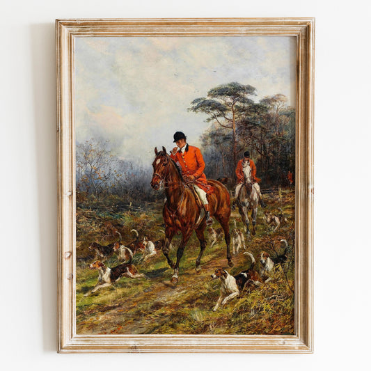 Horses and Hounds by Heywood Hardy