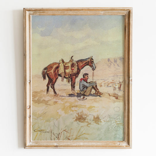 Just A Little Sunshine by Charles M Russell